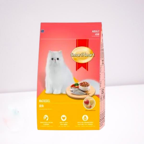 Smart Heart Cat Food Adult Mackerel Flavor - 3 Kg