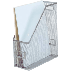 Wire Mesh Wall | Freestanding Document, Magazine and File Rack