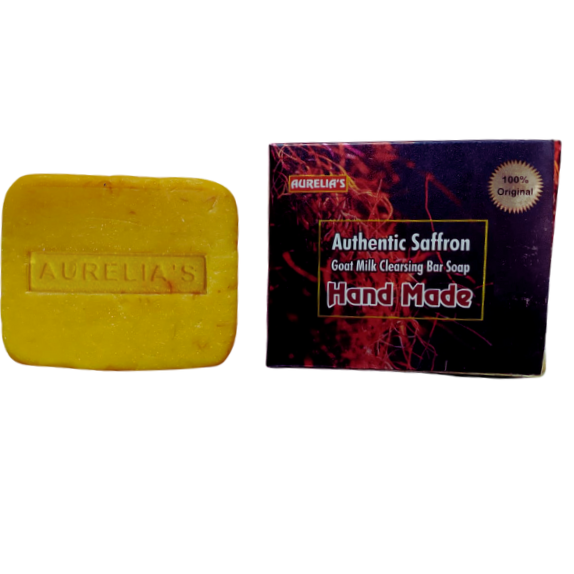 Authentic Saffron 100% Organic and Hand Made Soap