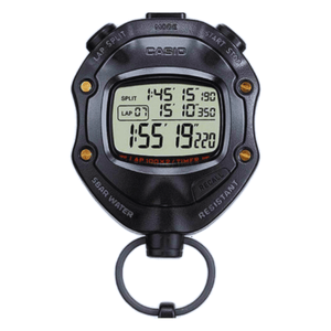 Casio Stopwatch Black - HS 80TW-1
