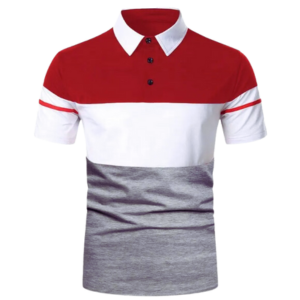 Foreign Trade Wholesale Casual Fashion Men's Fashion Large Size Ribbed Collar Short-Sleeved Polo Shirt