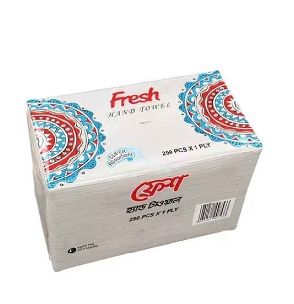 Fresh Hand Towel (250X1 Ply) - Hand Towel