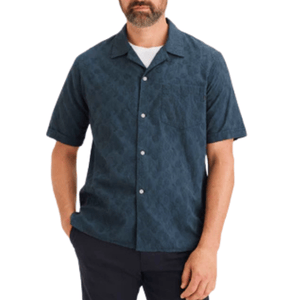 Regular Fit Camp Shirt For Men's
