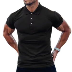 New Casual Polo Shirt Men's Short Sleeve