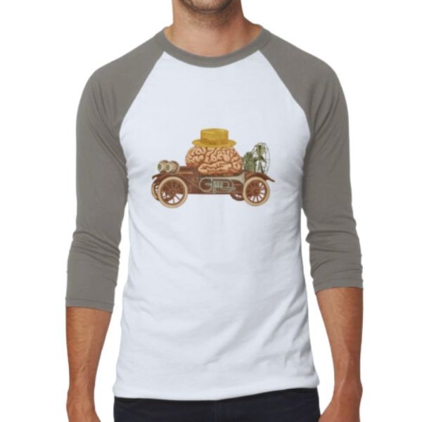 ¾ Sleeve Intelligent Baseball T-Shirt