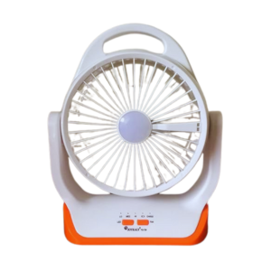 JOYKALY YG-729 Portable Rechargeable LED Light AC-AD Electronic Fan - 8 inch