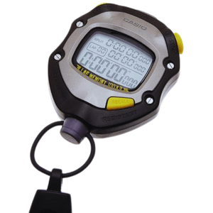 Casio Premium Stopwatch - Black - HS-70W-1DF | Casio Stopwatch