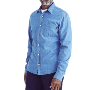 Slim Fit Icon Button Up Shirt For Men's