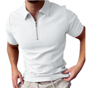 3D Polo Shirt Printed Lapel Short Sleeve Pullover Casual Men