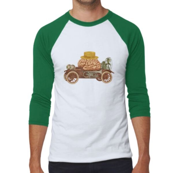 ¾ Sleeve Intelligent Baseball T-Shirt