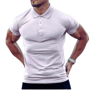 New Casual Polo Shirt Men's Short Sleeve