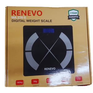 Renevo Digital Weight Scale LCD Display Black - MA 276