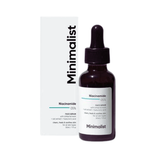 Minimalist 5percent Niacinamide Face Serum for Clear Glowing Skin