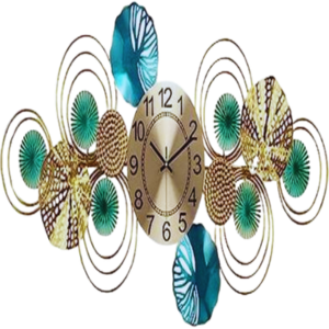 TAISK Metal Wall Clock for Living Room / Office 92x45cm
