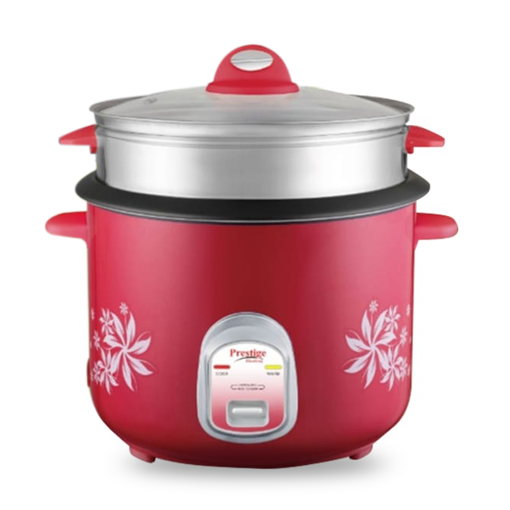 Prestige Rice Cooker 2.8 l (Double Pot-SS and Non-Stick)